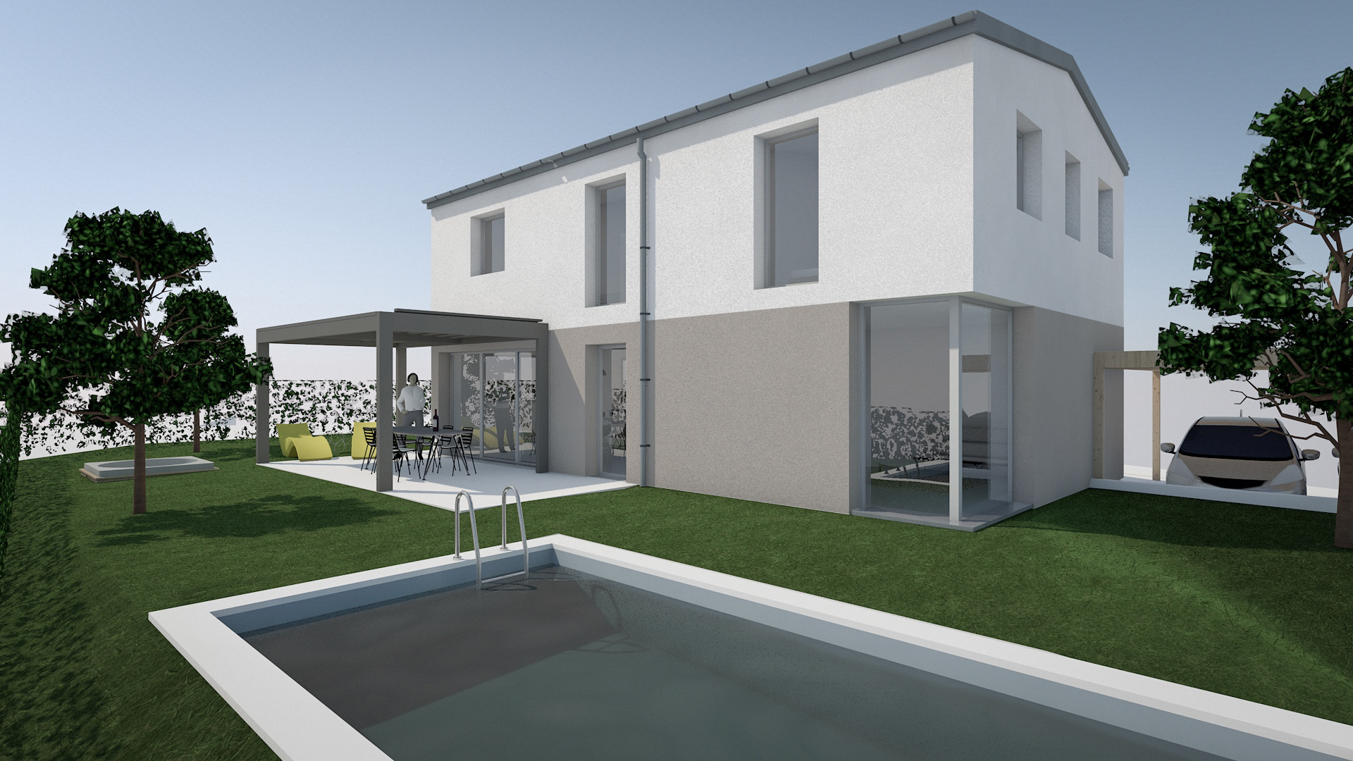 Villa familiale à Auboranges